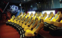 XD Theatre - 6D Motion Simulator Theatre Attraction - Side View