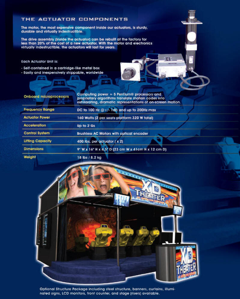 XD Theater Motion Simulator Theater Ride Brochure - Page 4