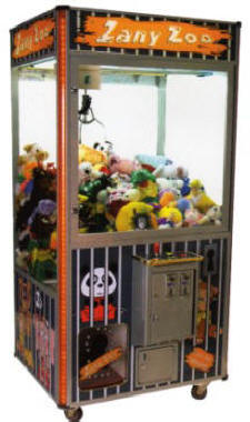 Zany Zoo Plush Animal Crane Claw Redemption Game From Coastal Amusements