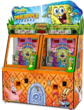 SpongeBob Pineapple Arcade Quick Coin Ticket Redemption Game From Andamiro 