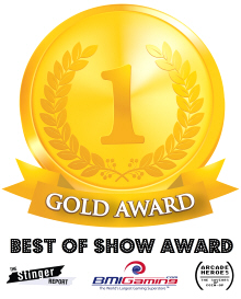 Gold Medal Award - BOSA / Best Of Show Arcade Machine Awards Logo - 2017