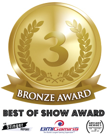 Bronze Medal Award - BOSA / Best Of Show Arcade Machine Awards Logo - 2017