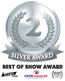 Silver Medal Award - BOSA / Best Of Show Arcade Machine Awards Logo - 2017