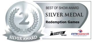 2015 BOSA AWARDS SILVER MEDAL  |  REDEMPTION ARCADE GAMES